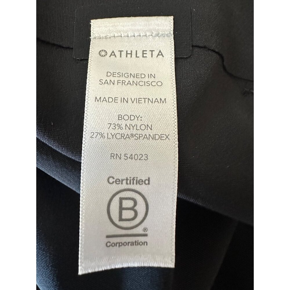 Athleta Sleeveless Stretch Mini Dress Black XL TALL High Neck Active Athleisure - Picture 7 of 11